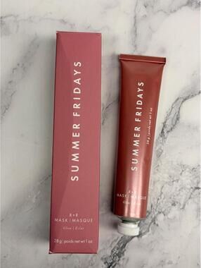Summer Fridays R+R Mask 1oz Rose Glow‎ Face Mask NEW